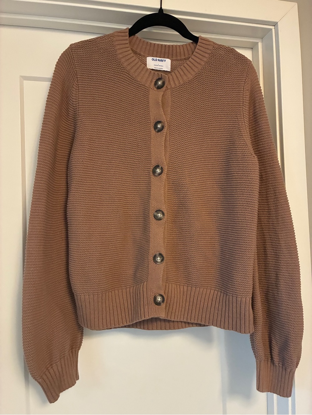 Old Navy Women's Seaside cotton garter-knit cardigan